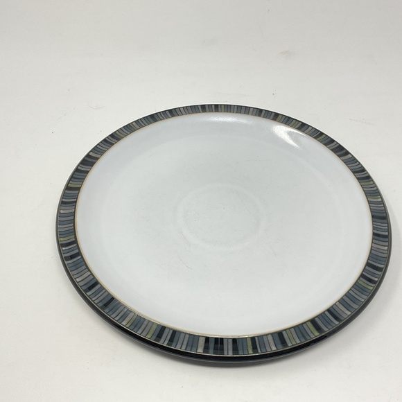 Denby Jet Stripe (retired) Stoneware Dinner Plate (4 available $35 EACH) - Picture 2 of 5